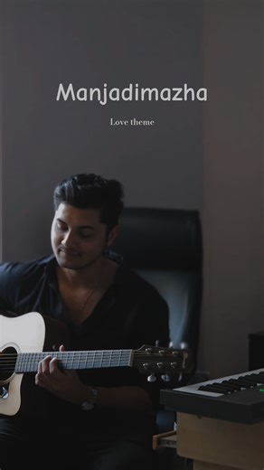 Manjadimazha Love theme on Guitar#trending #malayalam #guitarcover #guitar #acousticmusic #explore