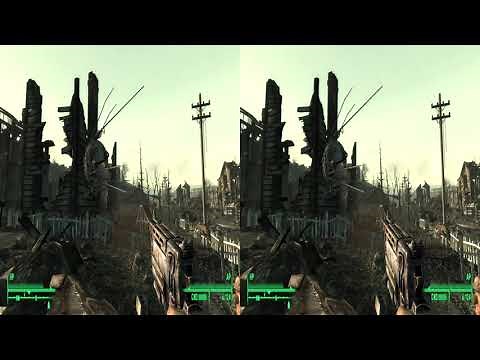 Fallout3 in True geometry 3D for VR, VorpX 4k UHD High bitrate