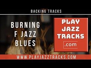 Fast Burning F Jazz - Blues Organ and Drums Backing Track