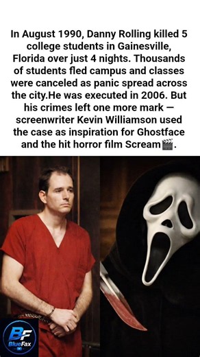 ☠️The Real Killer Who Inspired Scream 😱 #dannyrolling #scream #bluefax