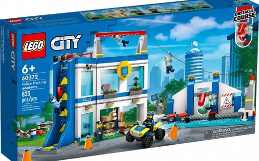 乐高 城市 60372 警察训练学校 速组评测_哔哩哔哩_bilibili