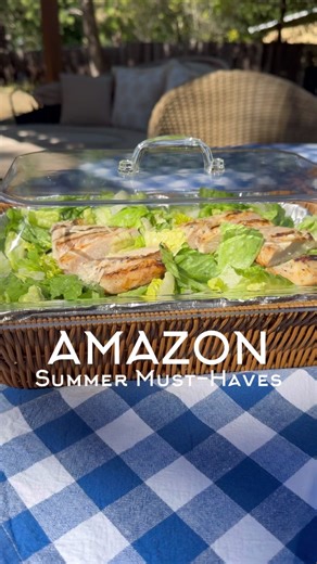 Outdoor Food Serving Wicker Baskets with Acrylic Covers
