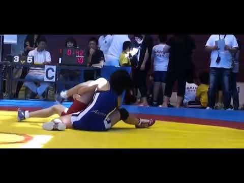 中学生レスリング男女対決 女子が勝利圧倒的