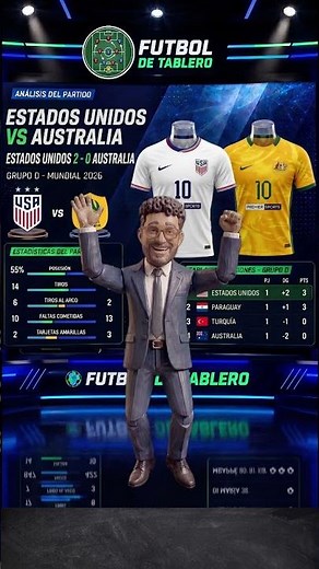 PARAGUAY venció a TURQUÍA y así quedó el GRUPO D del MUNDIAL 2026 | Tabla de posiciones
