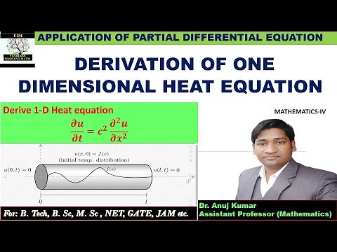 Derivation of One Dimensional Heat Equation | One Dimensional Heat Equation | 1D Heat Equation