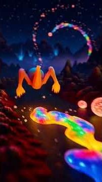 Alien creature hatches from glass egg #asmr #asmrart #shorts #fyp #soundsforsleep #ai