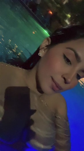 Nighttime Pool Relaxation: Embracing Calm Waters