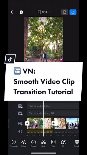 Smooth Video Clip Transition Tutorial Using VN