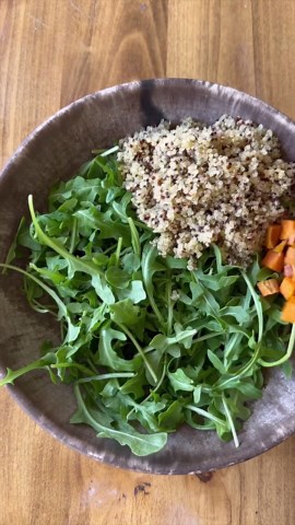 Mary Alexander Satterfield on Instagram: "CREAMY CILANTRO LIME SALAD warm weather is starting to make an appearance and it has me craving fresh flavors and summer grilling! this salad is the ultimate side dish that pairs perfect with your favorite grilled protein. serve it while hosting or prep the toppings for a healthy lunch to enjoy all week long! you can find the full recipe below 👇🏻 ingredients: 4-5 cups arugula 1 cup quinoa (measured uncooked) 2 sweet potatoes, diced 1/3 cup corn, draine