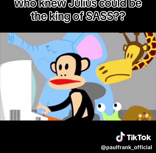 Paul Frank Cartoon Monkey Characters: Julius and Sheree