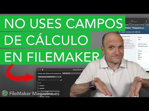 No uses campos de cálculo en FileMaker