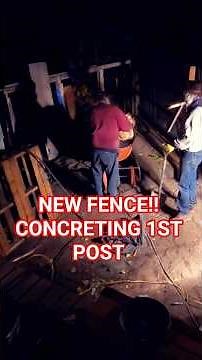 Building a NEW Fence From Scratch So EASY! #diy #how