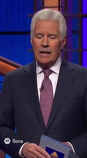Alex Trebek's most confusing Jeopardy answer ever 🤔 #Funny #Parody #AI
