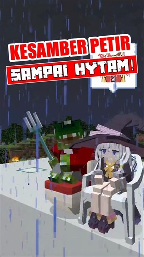 How to Make Your Waifu Use a Channeling Trident on Drowned! [ Minecraft Touhou Little Maid Shorts ]