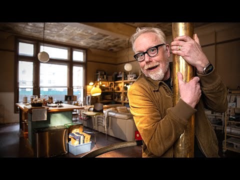 Adam Savage Tours the Ghostbusters Firehouse Upstairs Set!
