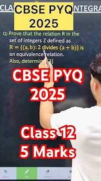 Q) Prove that the relation R in the set of integers Z defined as R={(a,b):2 divides (a+b)} an equiva