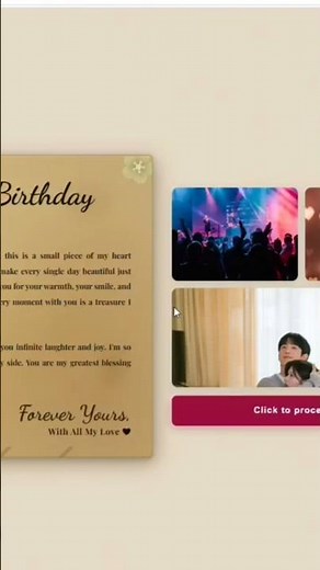 I Created a Birthday Surprise Website for My Girlfriend 🎂 #coding #shorts