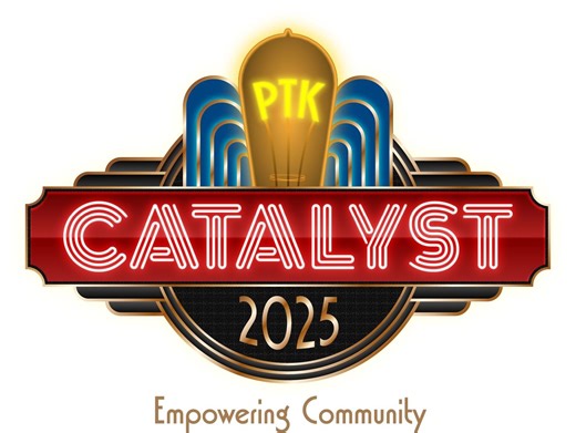 ⭐️🎤 Got an invite to join Phi Theta Kappa? Don’t throw away your shot! Having a little @hamiltonmusical moment with our keynote speaker, Miguel Cervantes (@mig.cervantes), and our International Officers! - @justjackie.jpg #PTKCatalyst #Catalyst2025 #EmpoweringCommunity | Phi Theta Kappa Honor Society