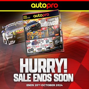 HURRY sale ends SOON! ‍♂️ *T&C's apply. See website for details. Offer valid 23rd September - 20th October 2024. | Autopro | Facebook