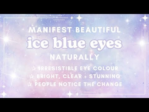 ‧₊˚✧ Ice Blue Eyes Subliminal | Bright, Clear, Stunning Eyes, People Will Notice | 1 Hour Loop ✧˚₊‧