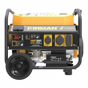 Portable Gas Powered Generator FIRMAN 3650 PO3608 Place order now get Wednesday on sale $388 remote start / wheels / carry handle refurbished deal @ $388 We are purchasing per order call to place your order now 912-653-0665 expect to have on Wednesday before bad weather Storehouse Salvage 134 east industrial blvd Pembroke Ga Product Description The FIRMAN P03608 generator features 4550 starting Watts and 3650 running watts. Power is supplied by our Max Pro Series 208cc FIRMAN engine which runs c