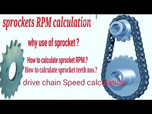 sprocket ##rpm ##$ calculation .