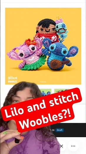 Lilo and stitch Woobles?! #woobles #thewoobles #crochet #liloandstich #stitch