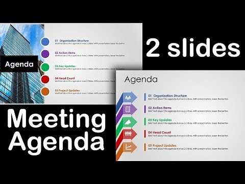 Best Agenda Template 1 | Animated PowerPoint Slide Design Tutorial for Busy Professionals