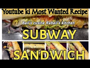 How to make a Subway sandwich|Honey mustard sauce| Thousand island by Bail's cusine Rabail's kitchen