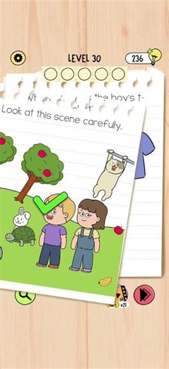 Brain Test 5 Level 30 Walkthrough | Complete Puzzle Answer