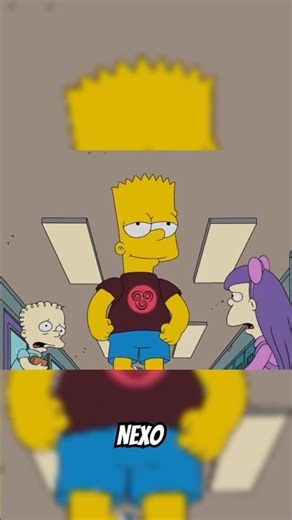 BART becomes the BULLY at his school 😭 #simpsons #funny #shorts