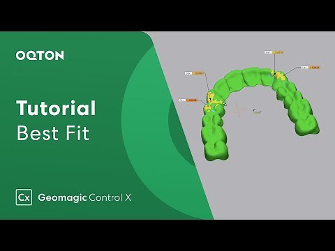 Geomagic Control X – How to automatically align dental 3D scans with Best Fit