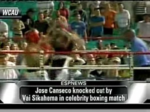 Vai Sikahema Knocking out Canseco