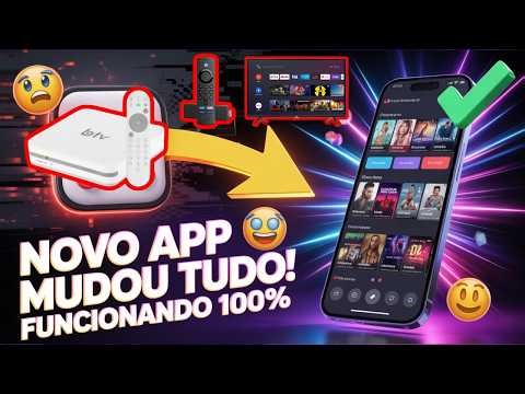 Esse NOVO APP Mudou Tudo! NOVO APP PARA BTV, FIRE TV STICK E SMART TV ANDROID (FUNCIONANDO 100%)