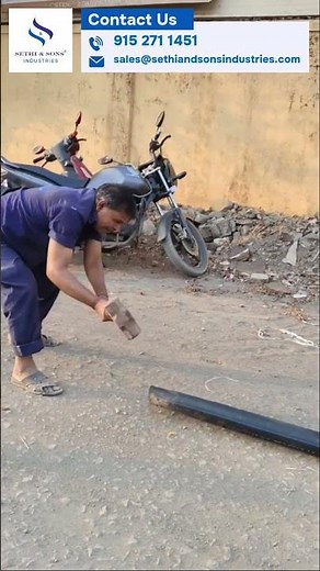 Unbreakable HDPE Pipe Test | 100% Virgin Material | SASI Pipes