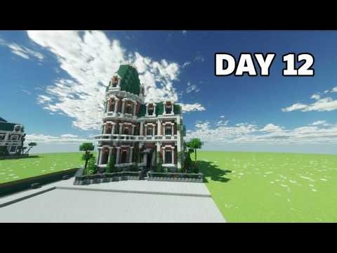 Minecraft Mega Victorian Mansion Build – Day 12 Progress Tour