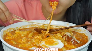 179K views · 3.2K reactions | ASMR CHEESY KOREAN RICE CAKE + SAUSAGE (EATING SOUND) NO TALKING | ASMR For You | Facebook