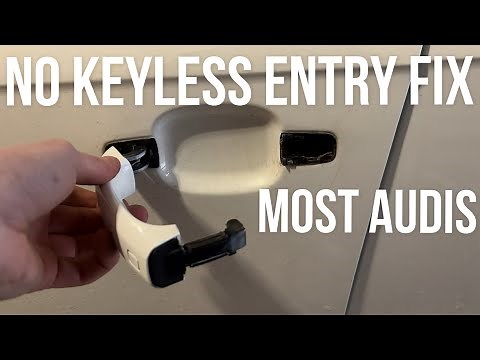 HOW TO FIX Keyless entry not working on AUDI