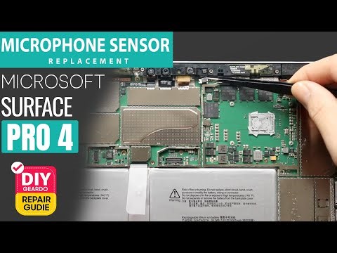 Microsoft Surface Pro 4 Microphone Sensor Replacement