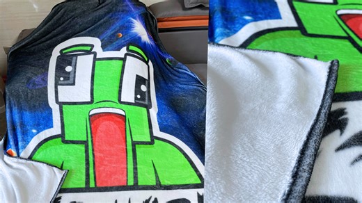 Watch Unspeakable plush merch for kids boys blanket on Amazon Live