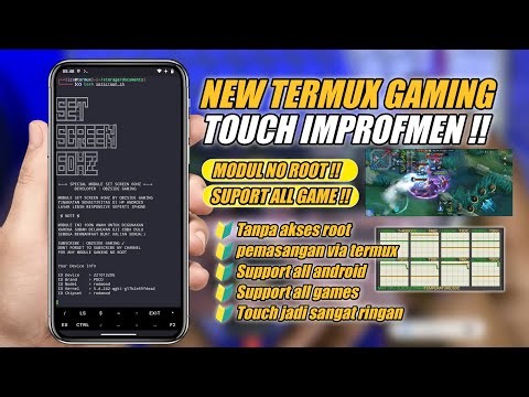 The Most Responsive Touch Gaming Module - Termux no root Universal
