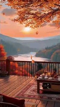 Relaxing Autumn Music — Peaceful Piano & Nature Sounds | 4K Fall Foliage | Study, Sleep, Work