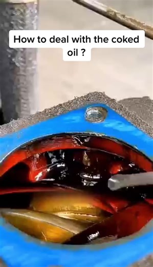How to deal with the cocked oil, this video gives you the complete method. #air compressor