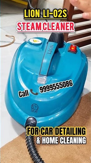 Best Steam Cleaner for Car Detailing 🔥 Lion LI-02S Test | Car Interior & Home Cleaning #steamcleaner