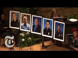 Memorial Service For Dallas Officers | The New York Times