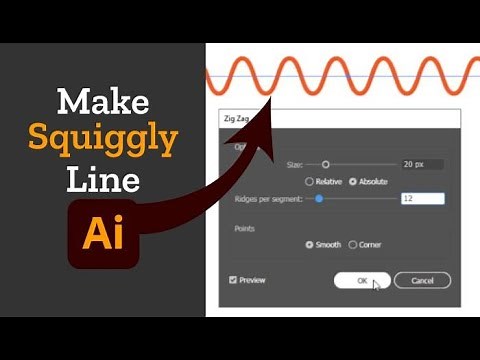 How to Make a Squiggly Line in Illustrator