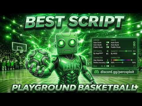 BEST PLAYGROUND BASKETBALL SCRIPT | INF COINS NAME CHANGER & MORE
