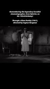 46K views · 833 reactions | Remembering the legendary Swedish cinematographer, Sven Nykvist, on his 103rd birthday! Through a Glass Darkly (1961), directed by Ingmar Bergman | History of Cinema | Facebook