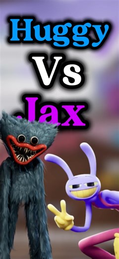 HUGGY VS JAX #poppyplaytime #theamazingdigitalcircus