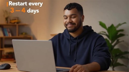 🚀 Why Your Windows Apps Take Forever to Open, And the Fix You’re Skipping If apps on your Windows PC suddenly feel slow or unresponsive, the issue may not be the apps at all; it’s your system memory. Sleep mode hides problems, and when your PC hasn’t been restarted for days, background processes pile up and slow everything down. A simple restart can clear temporary memory, reset stuck services, and dramatically boost speed. Here’s the fix: Restart your PC every 3–4 days. Not shutdown, a full re
